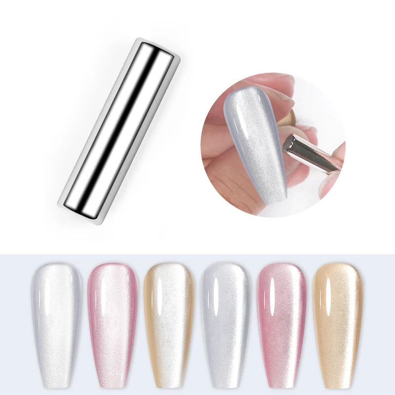 BORN PRETTY 10ml Auroras Glitter Cat Magnetic Gel Nail Polish Jelly Glass Bead Semi Permanent Soak Off UV LED Varnish Manicure