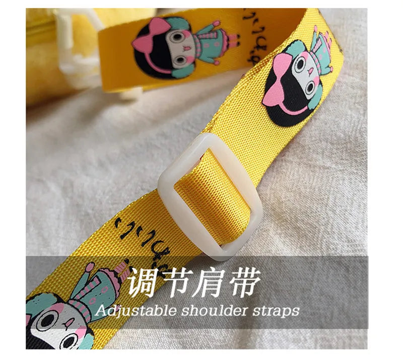 28cm Cute LaLafanfan Cafe Duck Plush Backpack Kawaii Toys Stuffed Crossbody Bag Doll Shoulder School Bag for Girls Gift