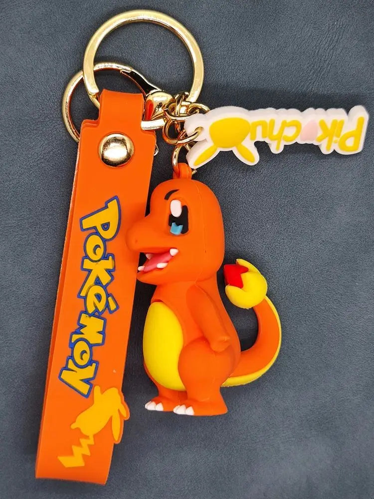 2024 the New Pokemon Keychain Pikachu Koda Duck Pendant Jewelry Figurines Doll Cartoon