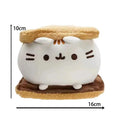 Simulated Cat Doll Plush Toy Anime Cat Soft Home Decoration Tabletop Bedroom Decoration Kids Toy Series Accessories Gifts/