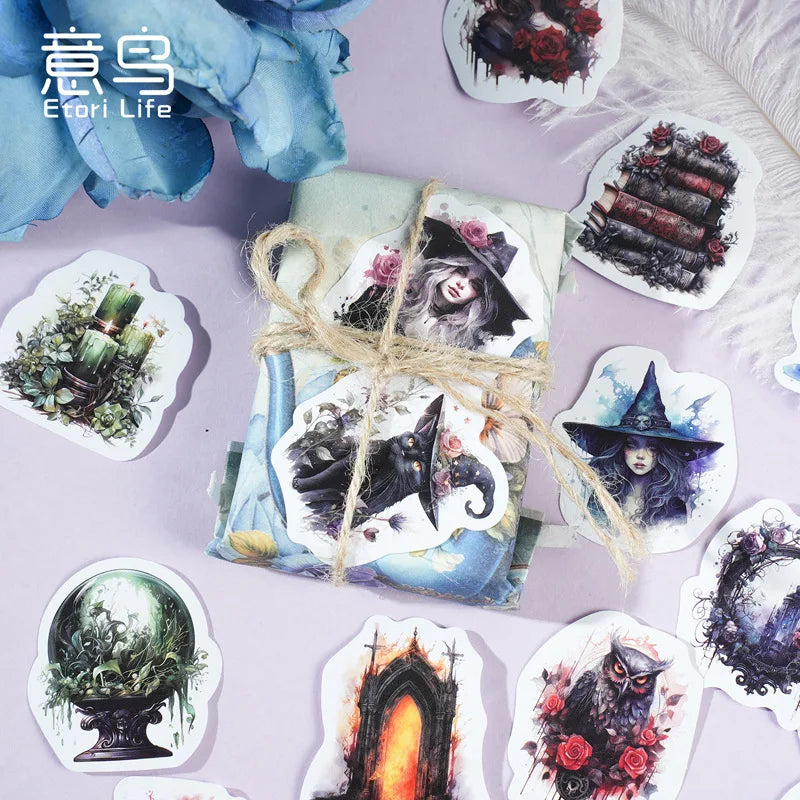 30 Pcs Kawaii Paper Sticker Set Deep Forest Self-adhesive Stationery Stickers For Arts Craft Diy Scrapbooking Diary Album Planne