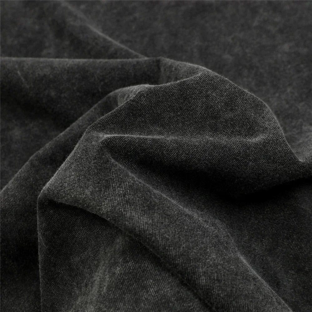 Summer New Demon Slayer Anime Tokitou Muichirou Peripheral Washed T-shirt Men and Women Loose Casual Harajuku Short Sleeved Top