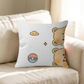 Cute Butterbear Maple Design Cushion Cover Happy Autumn Harvest Decor Holiday Decorati Pillow Cover