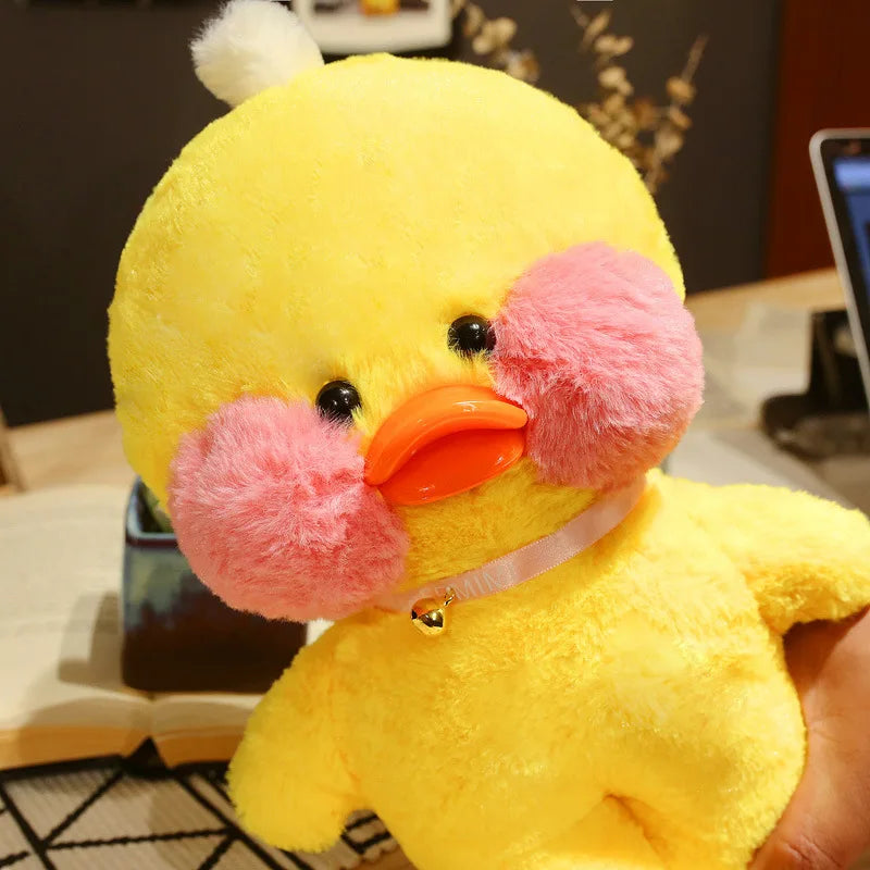 30cm Kawaii Lalafanfan Duck Plush Toy Cartoon Lalafanfan Duck Doll Soft Stuffed Animal Plushie Birthday Gifts For Girl Children