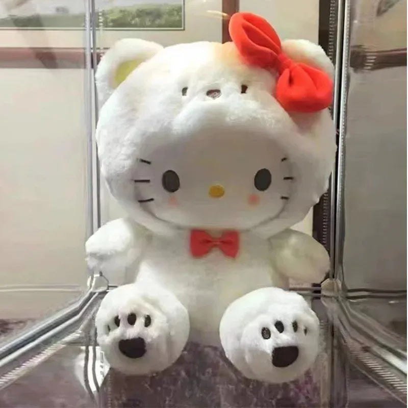 25CM Sanrio Plush Hello Kitty Cinnamonroll Kuromi Pochacco Stuffed Plush Doll Cartoon Cute Toys Children Birthday Gifts
