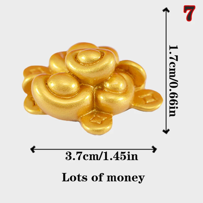 Cartoon Lucky Cat Decorative Accessories Environmental Resin Car Ornaments Mini Landscape