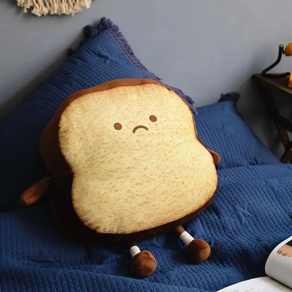 Christmas Gift Stuffed  Bedroom Decoration Brinquedos Toast Bread  Stuffed Plushie Bread Slice Pillow Peluche