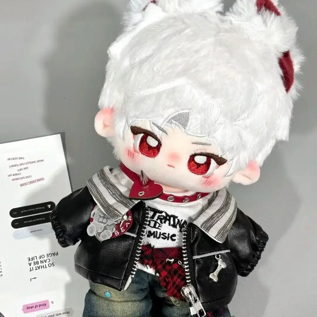 Anime Love and Deepspace Sylus Soft Plush Doll Body Plushie Dress Up Cotton Dolls Toys 20cm Cosplay Birthday Gift