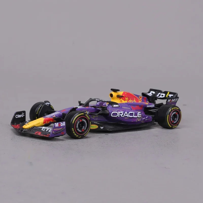 New Year Special Offer Bburago 1:43 F1 Series Alloy Miniature Diecast Model  Monaco Mcl60 Amg W14 E Las Vegas Rb19 Toys Kid Gift