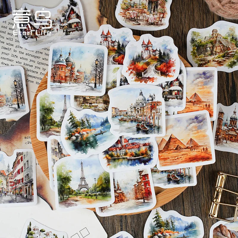 30 Pcs Kawaii Paper Sticker Set Deep Forest Self-adhesive Stationery Stickers For Arts Craft Diy Scrapbooking Diary Album Planne