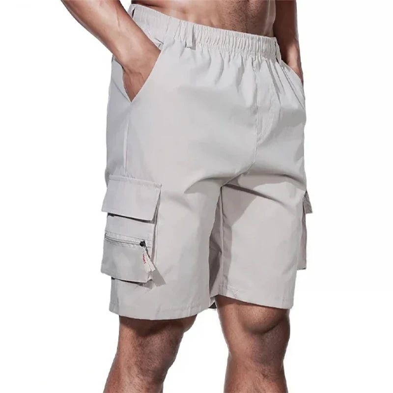 Lightweight Tactical Shorts Mens Casual Cargo Short Pants Summer Multi-Pockets Workwear Outdoor Sports Running Essentials Shorts
