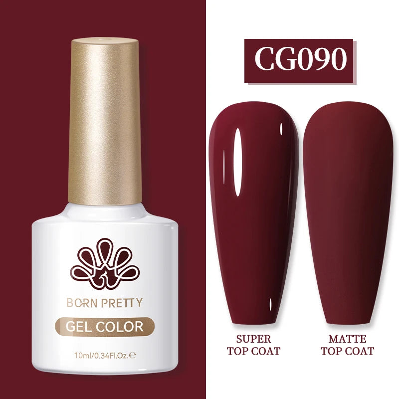 BORN PRETTY  Matte Top Coat Gel Polish 10ml Full Coverage Long Lasting Gorgeous Color Soak Off UV LED Nail Art Salon DIY Home
