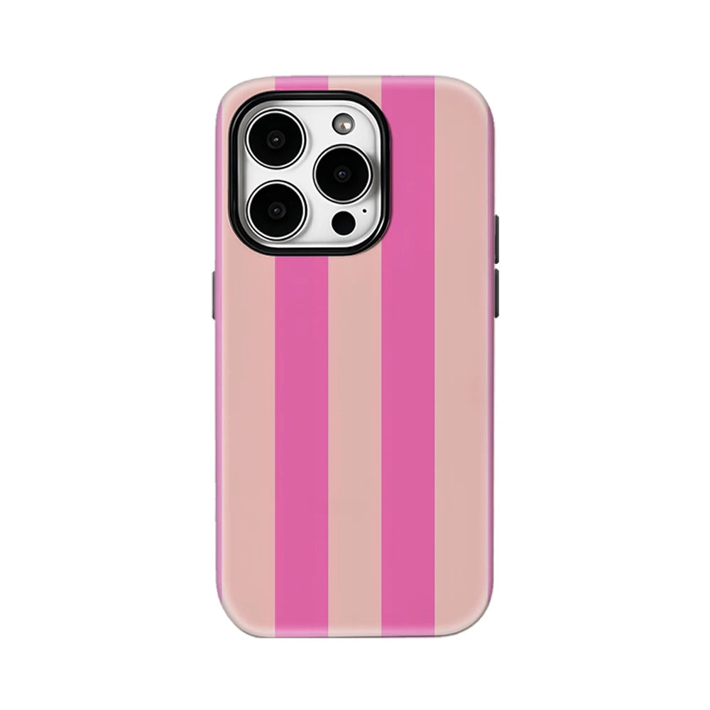 Pink Stripes IPhone17 Must-Haves Phone Case for IPhone 17 16 15 14 13 12 132 Pro Max Plus Double-layer Back Cover
