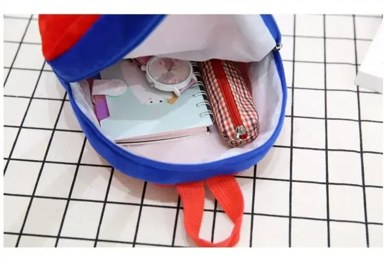 Cartoon cartoon fashion character backpack children casual plush backpack cute kindergarten boy and girl schoolbag gift