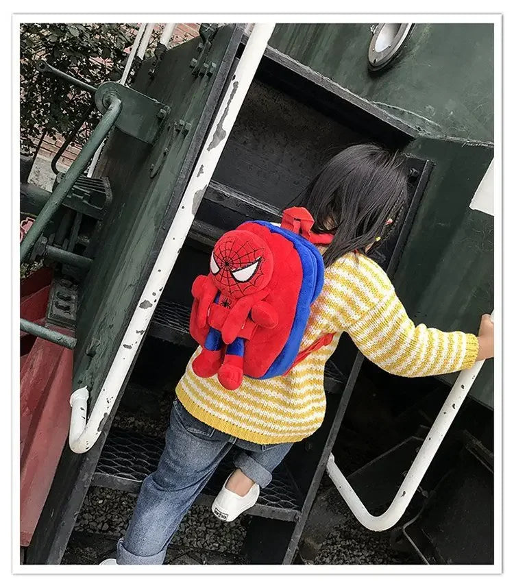 Cartoon cartoon fashion character backpack children casual plush backpack cute kindergarten boy and girl schoolbag gift