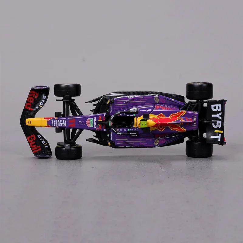 New Year Special Offer Bburago 1:43 F1 Series Alloy Miniature Diecast Model  Monaco Mcl60 Amg W14 E Las Vegas Rb19 Toys Kid Gift