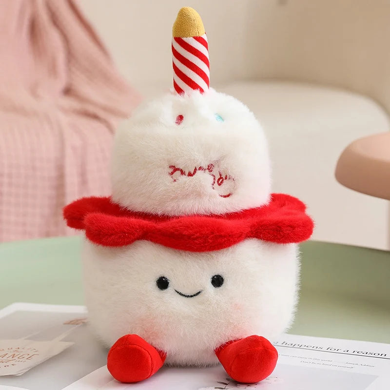 New Cartoon Egg Stuffed Toy Expression Food Bread Toast Series Breakfast Doll Fun Decoration Pillow Baby Comfort Doll Xmas Gifts
