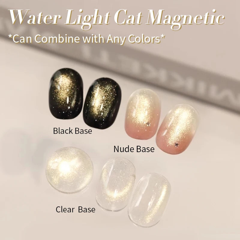 BORN PRETTY 10ml Pink Water Light Cat Magnetic Gel Polish Spaking Glitter UV LED Soak Off Gel Varnish Crystal DIY Manicure