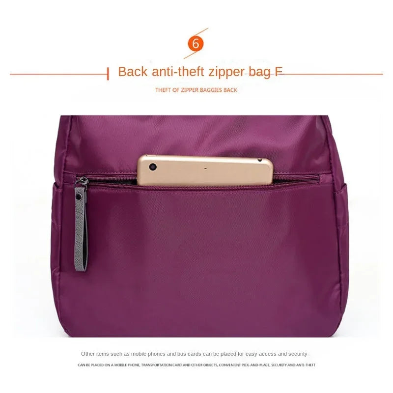 New Women's Casual Fashion Mommy Bag Oxford Handbag Large Capacity Waterproof Travel Bag