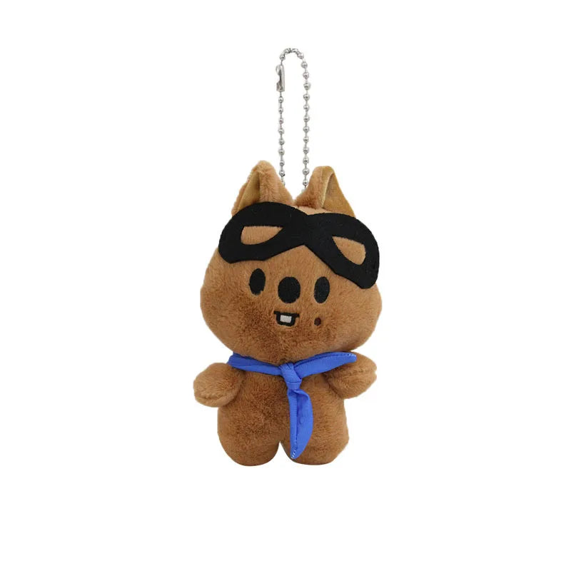 10cm Pilot5 Fm Plush Doll Toy Field Li Longfu Keychain Kawaii Anime Stuffed Animals Plus Toys Gifts