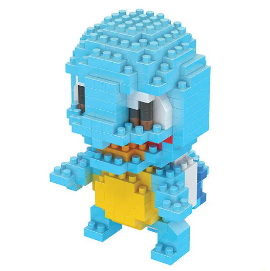 DIY Pokemon Blocks Small Cartoon Mini Building Block Pikachu Charizard Eevee Mewtwo Anime Assemble Action Model Dolls Toys