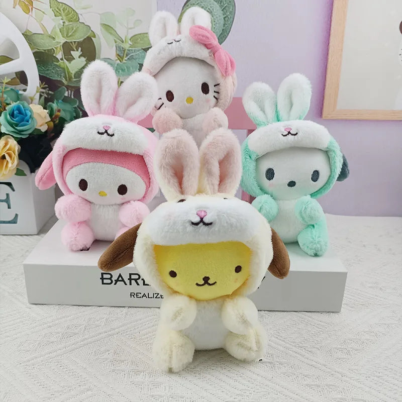 Cute Sanrio Into Baby Rabbit Keychain Doll Pendant Into Rabbit Gift Doll Plush Toy
