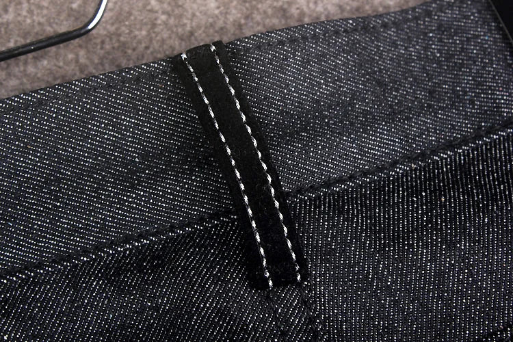 Male jeans Hip Hop Baggy Jeans Black Denim Loose Pants Rap Jeans Letter Written Boy Rapper Fashion  46 Famous Brand Jeans